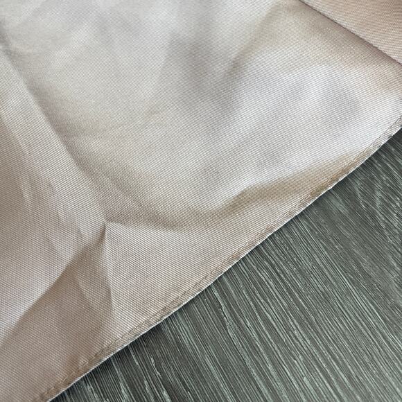 Alfred Sung Dress Size 14 Twill Trumpet Front Slit Cameo D758 - Picture 14 of 16